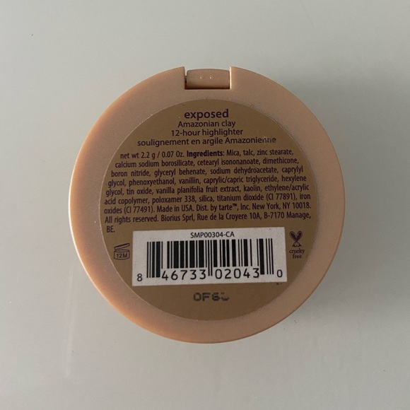 3/$30 💗 Tarte Amazonian clay 12-hour highlighter, “Exposed” - 2.2 g - Picture 4 of 4